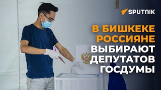 В Бишкеке россияне выбирают депутатов Госдумы