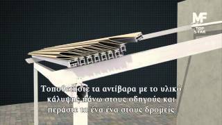Πέργκολα Top Star - Εγκατάσταση