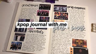 bts at gmas + smas [award show season pt 3] // kpop journal with me ♡