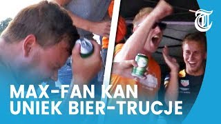 Verstappen-fans schreeuwen Max naar overwinning