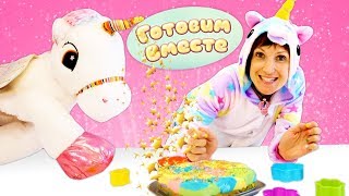 Радужный торт для Единорога - Маша Капуки Кануки готовит торт - Лучшие рецепты для детей