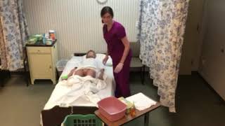 How To Clean a Foley Catheter for a Female Patient- Nursing Skills