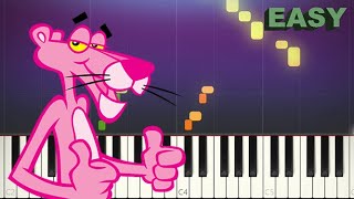 Pink Panther Theme - EASY Piano Tutorial