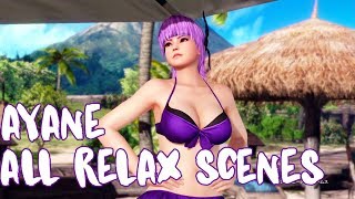Dead or Alive Xtreme 3 - Ayane All Sexy Relax Scenes