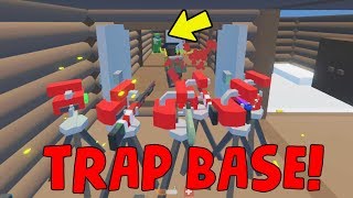 I TRAPPED A CLAN IN MY TRAP BASE! - Unturned Solo Survival