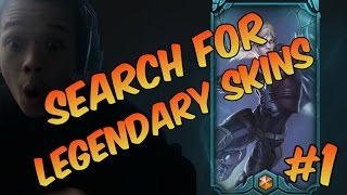 SEARCH FOR LEGENDARY SKINS - League of Legends Hextech Chest Opening #1