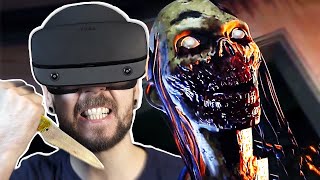 Fighting Zombies in VR is TERRIFYING | The Walking Dead Saints and Sinners VR