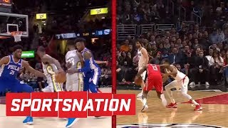 What was better, LeBron James' nutmeg or James Harden's ankle breaker? | SportsNation | ESPN