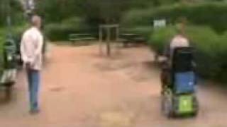 Amputee Alex july 27 2007 DAK RBE outdoors with wheelchair