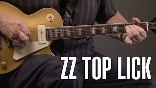 ZZ Top Guitar Lick Lesson
