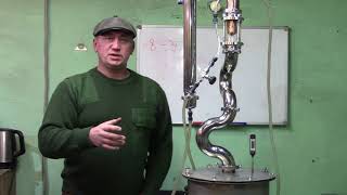 дистиллятор зигзаг, борьба с высотой колонны