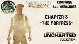 Uncharted Drake's Fortune Crushing Walkthrough Chapter 5 "The Fortress" [Nathan Drake Collection]