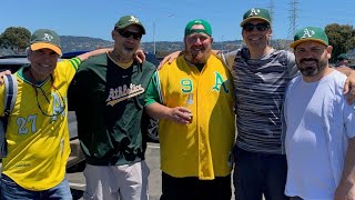 BBCJtv - Day at the Ballpark with lots of Baseball Card Junkies!  Green & Yellow Attack!