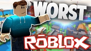 TOP 10 WORST ROBLOX Popular Games - 2017