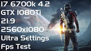Mass Effect: Andromeda | 21:9 2560x1080 | GTX 1080Ti | i7 6700k | Ultra Gameplay Fps Test