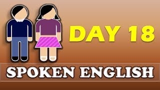 ✔ 20 Days Spoken English Learning Challenge | ✔ Spoken English Learning Video- DAY 18