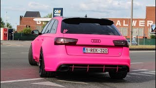 Modified cars leaving a car show | All Down 2017