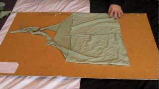 Make a large t-shirt into a fitted halter neck, what could be easier?!
