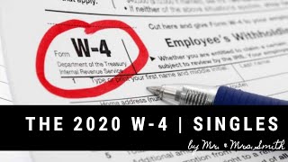 How To Fill Out 2020 W-4 for Singles |  New Job W4
