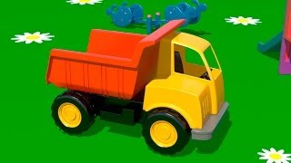 Мультфильмы про машинки. На детской площадке. Самосвал