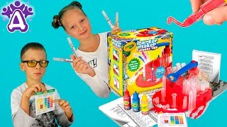 Фломастеры Для детей Делаем фломастеры Смешивание цветов Развивающие игры для детей.Новые серии 2016
