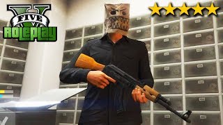 GTA V: BRASIL RP - ENTREI COM ARMA no BANCO!!! #153