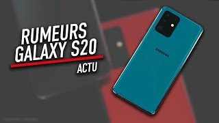 Ce que l'on sait des futurs Galaxy S20 de Samsung