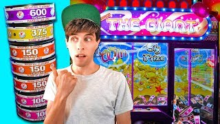 I Found The Hack To Win at the Ticket Time Claw Machine!