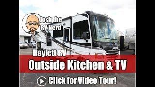 2019 Jayco 29S Alante Full Wall Slide Outside Kitchen & Entertainment Class A Gas Motorhome