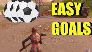How To "Score A Goal On Different Pitches" All Soccer Pitch Locations Fortnite (Week 7 Challenges)