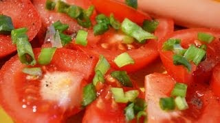 Prosta sałatka z pomidorów