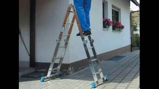 Шарнирная лестница трансформер KRAUSE MultiMatic