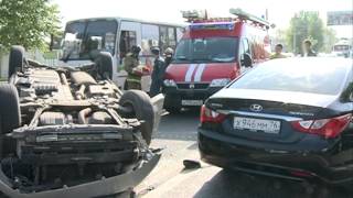 На проспекте Октября произошла авария: есть погибший