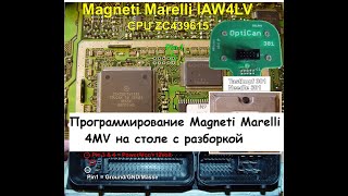 Программирование Magneti Mareli 4MV на столе с разборкой