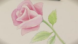 How To Paint A Rose