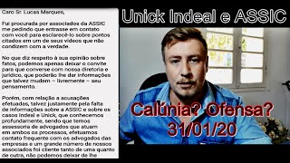 ?Urgente UNICK e INDEAL! ASSIC se manifesta! Veja a integra COMPLETA
