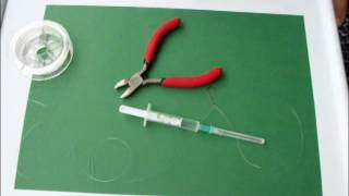Самодельный узловяз Nail Knot Tool из шприца + игла для насадки - wurmnadel
