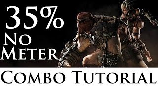 Mortal Kombat X - Combo Tutorial - Ferra/Torr (35% No Meter) (Vicious)