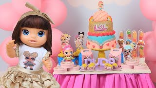 ANIVERSÁRIO DE LOL SURPRESA DA BABY ALIVE DUDA - Lilly Doll