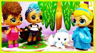 КУКЛЫ ЛОЛ и знакомство с #LOL принцесса Диснея ЗОЛУШКА. Мультик ЛОЛ СЮРПРИЗ