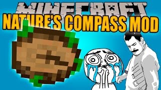 NATURE'S COMPASS MOD - Encuentra los BIOMAS con 1 click!! - Minecraft mod 1.7.10 y 1.10.2 Review