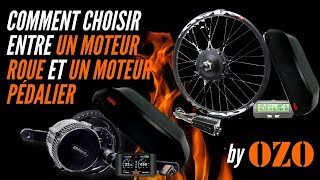 Comment choisir entre un moteur roue ou un moteur pédalier pour vélo électrique
