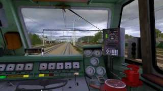 Траинз симулятор 2009 ЧС-4т на маршруте Яр-Транссиб (Trainz Simulator 2009 Chs4t-519 Yar-Transsib)