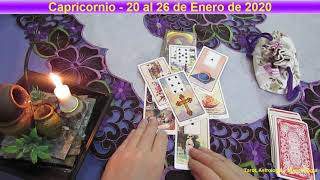 Capricornio- 20 al 26 de enero 2020