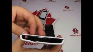 Кожаный чехол (книжка) Nillkin для HTC One / M7 (+пленка)
