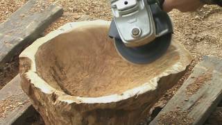 Bowl for fruit made of wood and epoxy. Ваза для фруктов из дерева и эпоксидный смолы.