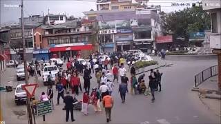 NEPAL EARTHQUAKE SHOCKING CCTV FOOTAGE - MUST WATCH