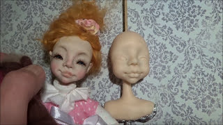 Кукла из полимерной глины по МК Николая Павлова