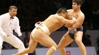 Top 5 best fights Sumo. #3 Топ 5 лучших схваток по борьбе сумо.