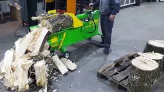 ? Куб дров за 4 хвилини. Промисловий дровокол GT-25 (25 тон)